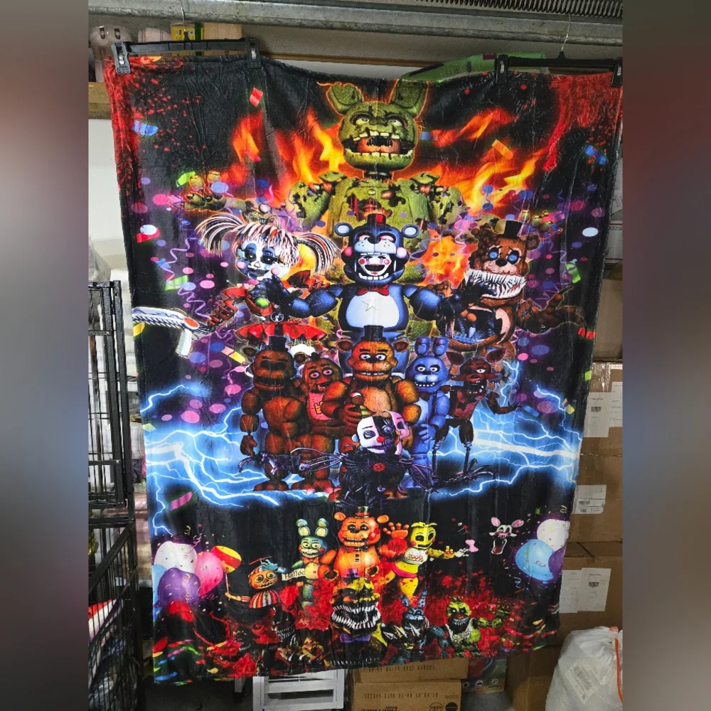 Five Nights at Freddy's Graphic Blanket 50x60